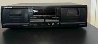 Pioneer Dual Cassette/Tape Deck Model CT-W502R
