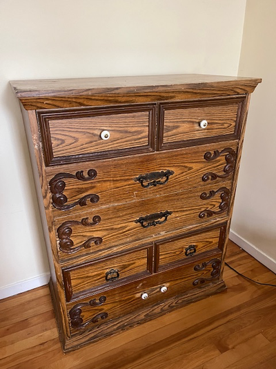 VINTAGE WOODEN DRESSER, View more