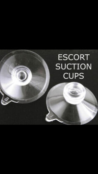 Escort Radar Detector Suction Cups For Windshield Mount **NEW**