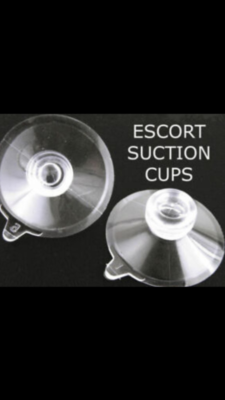 Escort Radar Detector Suction Cups For Windshield Mount **NEW** in General Electronics in Calgary