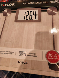 New, Taylor Glass Digital Scale