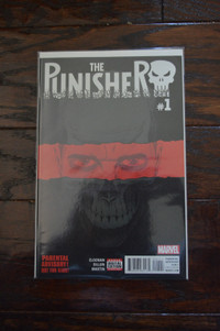 Marvel comics Punisher 1 2016 11th series