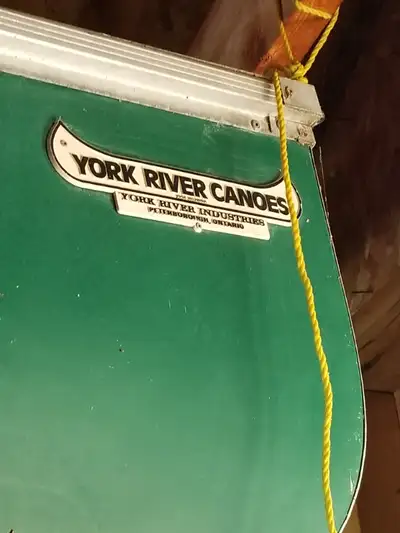 16' fiberglass canoe for sale. Gently used. Brand: York River Canoes.