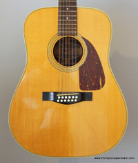 FENDER F-330-12 ACOUSTIC GUITAR & CASE (12 STRING)