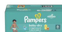 Lot de 108 couches Pampers Baby-dry taille 6.