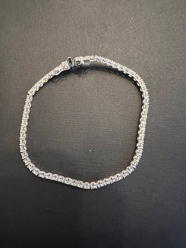 New tennis bracelet 14k natural diamond/bracelet avec diamants dans Bijoux et montres  à Ville de Montréal - Image 4