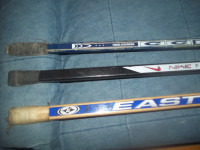 Vintage 3 bâtons de hockey