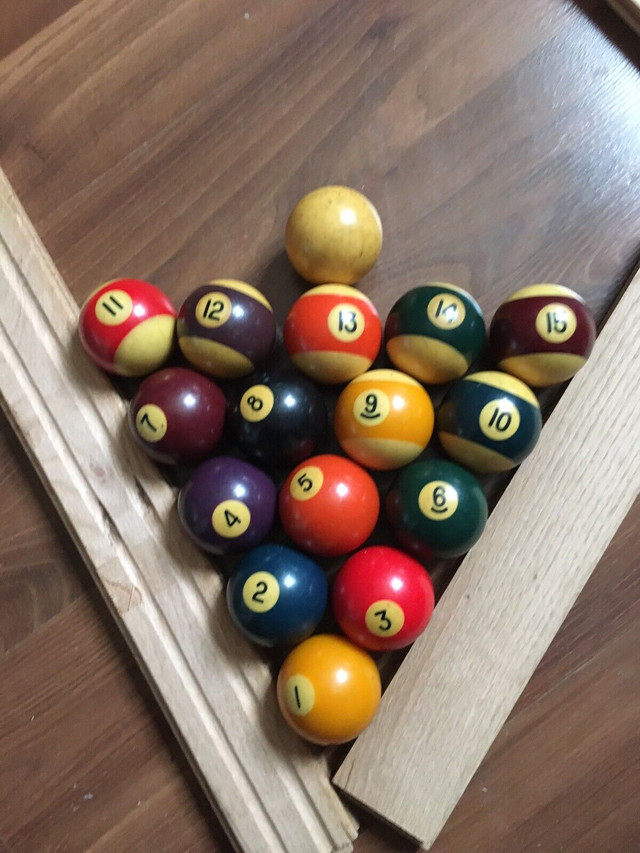 Vintage Belgium snooker and pool balls in Toys & Games in City of Halifax