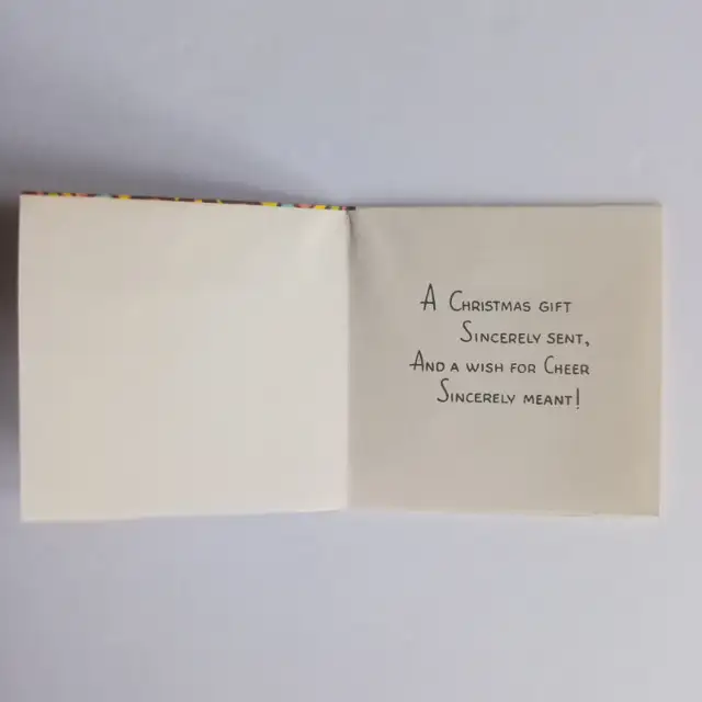 Vintage Christmas Choir Stained Glass Gift Card in Arts & Collectibles in Owen Sound - Image 5