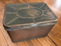 Vintage Tin Picnic Basket