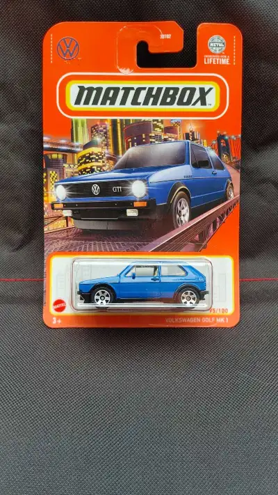 2024 MATCHBOX #95 - VW Volkswagen blue Golf Mk1, View more
