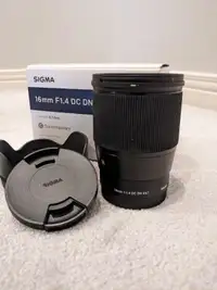 Sigma 16mm F1.4 Sony E mount