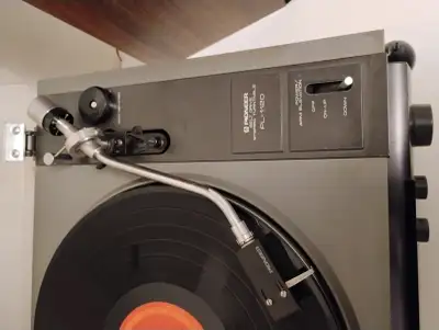 Vintage vinyl Record Player Pioneer PL 112D Turntable., View more