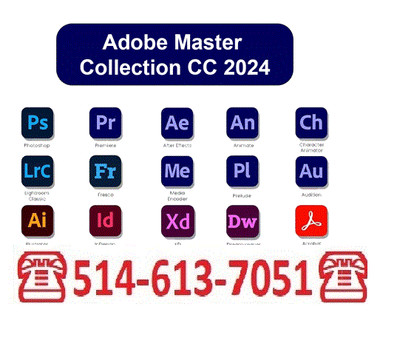 adobe master collection 2024-pc mac (Lifetime) ☎️514-613-7051☎️