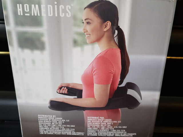 New HoMedics Massager Cordless 3D Neck Shoulder Back w Heat in Health & Special Needs in Brantford - Image 3