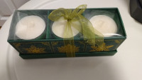 (Brand New) Luxury Candle Glass Set of 3