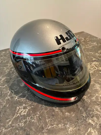 Motorcycle Helmet HJC Snell M85 Large 59cm 7 3/8” Used
