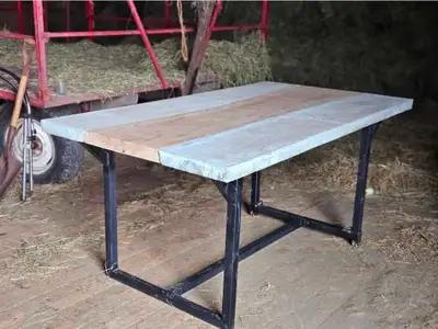 TABLE BÉTON BOIS, View more