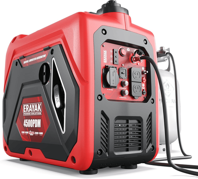 ERAYAK 4500iPDM DUAL-FUEL INVERTER GENERATOR - HOME CAMPING, View more