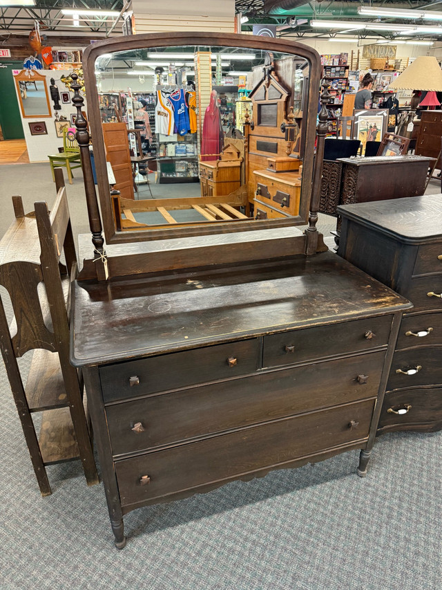 solid wood dresser with mirror  in Dressers & Wardrobes in Edmonton