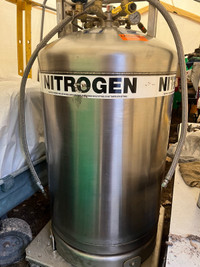 Liquid Nitrogen 241Litre, double insulated high pressure tank 