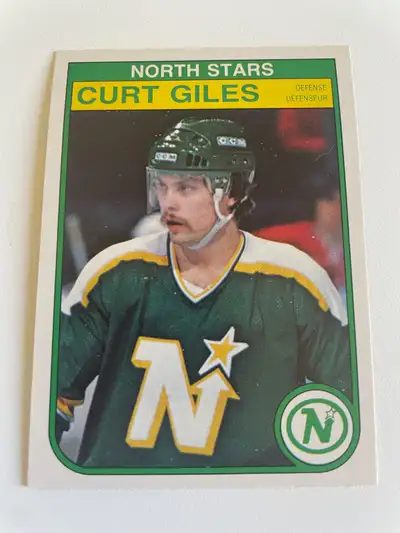 CURT GILES 1982-83 O-PEE-CHEE # 166 NORTH STARS ROOKIE, View more