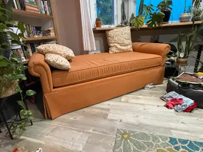 Couch and twin bed, View more