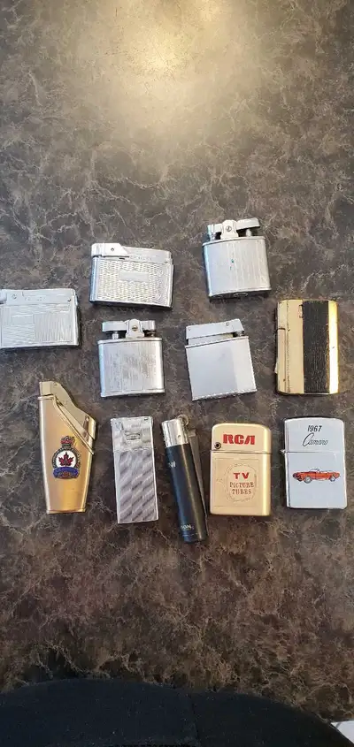 Assorted variety of lighters, open to reasonable offers Located in Millwoods Cash only