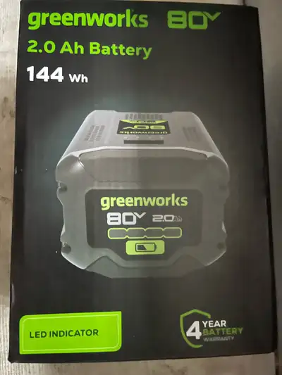 greenworks 80v battery, View more