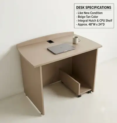 Single Desk - student or workspace, View more