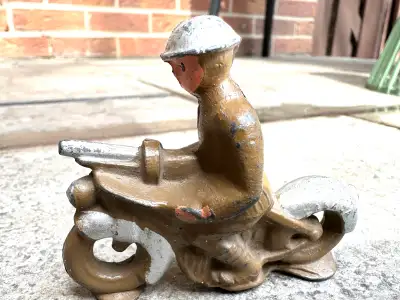 Early Lead Army Motorcycle , View more