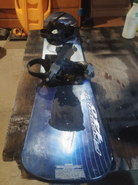 Riva Freestyle 140 snowboard with bindings