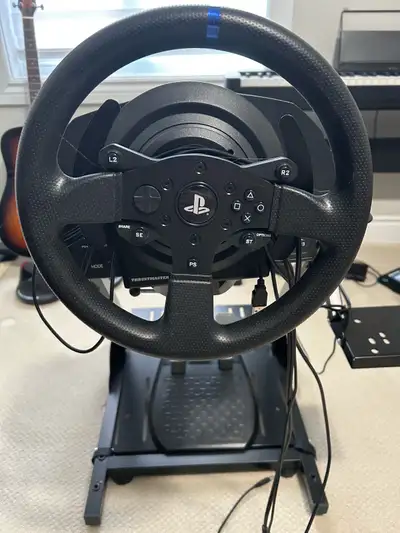 PlayStation Thrustmaster T300RS Gaming Steering Wheel, View more