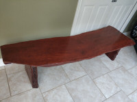 Live Edge Wood Bench / Coffee Table