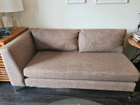 Right armed condo size sofa