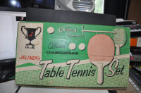 Official championship jelinek’s table tennis ping pong set vinta