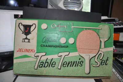 Official championship jelinek’s table tennis ping pong set vinta, View more