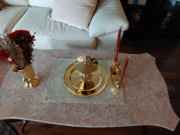 Antique Victorian Coffee Table with Marble Top