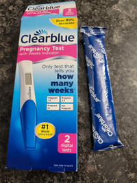 Clear blue pregnancy test - read description 