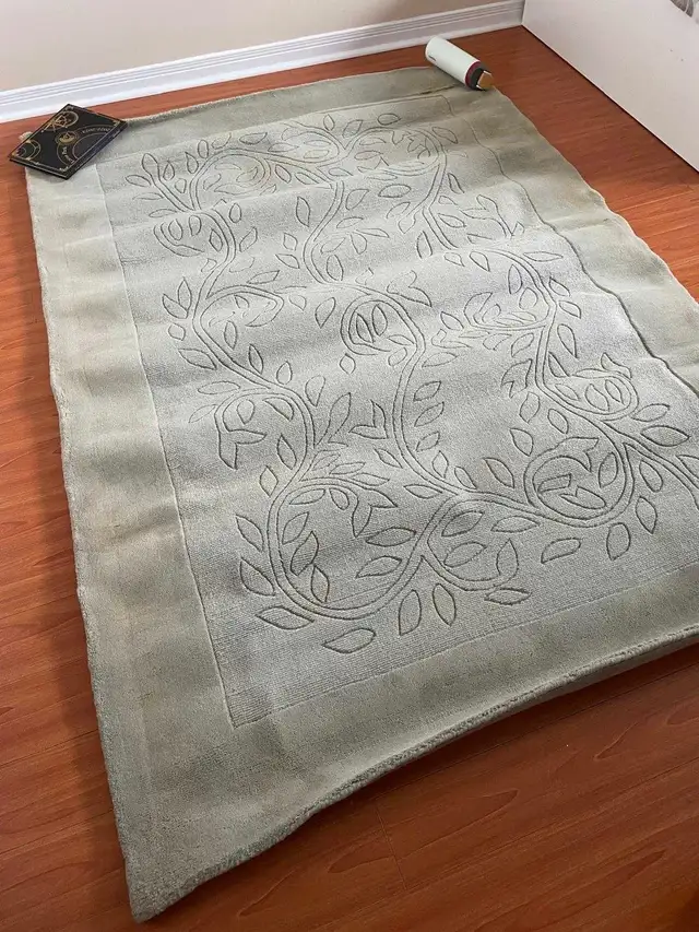 Brand New Wool Carpet 5' x 7', Hand Made Indian628632813277471221