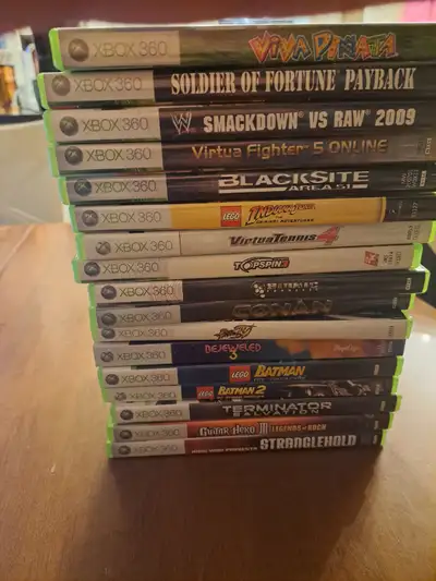 All games are CIB unless noted below. Majority of the discs are in really good condition. Xbox 360 G...