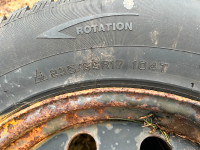 Winter tires on rim   235 65 R17