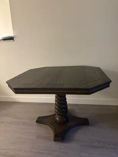Vintage Solid Wood Octagonal Dining Table, View more
