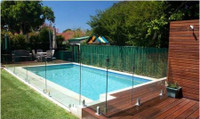 Fence and railing Tempered Glass panels 12mm thick. LIQUIDATION