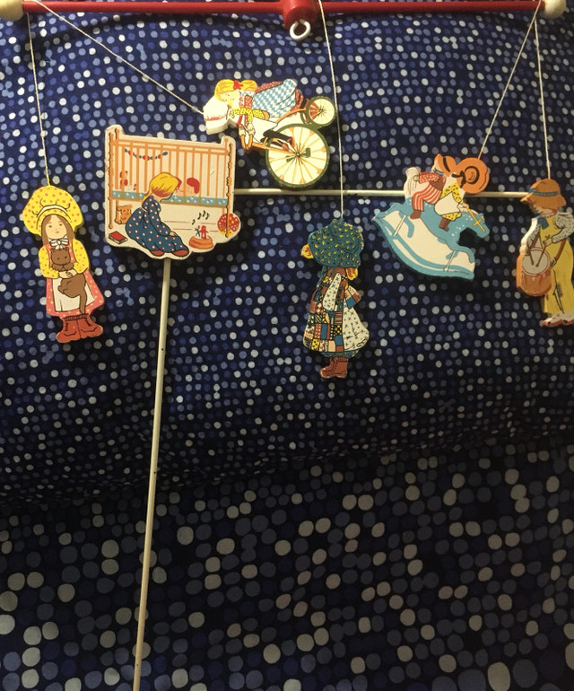 Retro Holly Hobbie Crib Mobile  in Cribs in Guelph