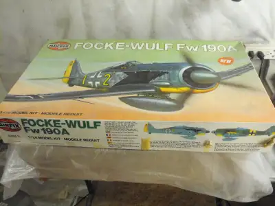Plastic model airplane kits from 1/72-1/24. NO cars, trucks, armor ,ships. Boxes opened but all part...