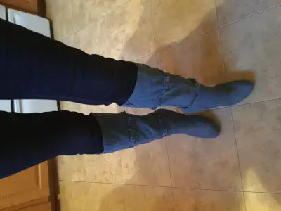 Womens denim boots, View more