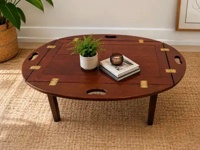 Wooden Coffee Table Platter, View more
