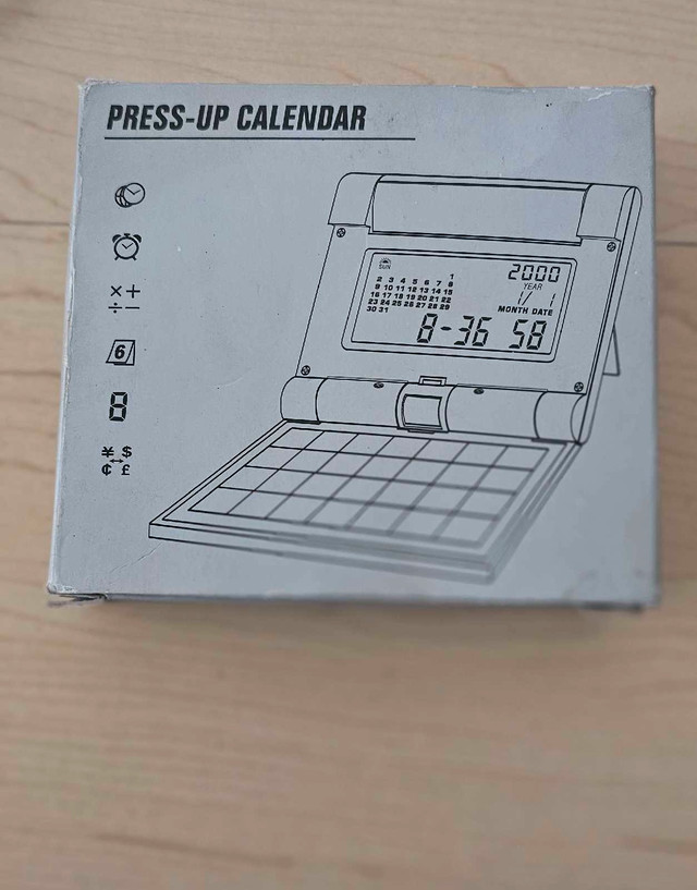 New Press-UP Calendar, Clock, Calculator in General Electronics in Mississauga / Peel Region - Image 3