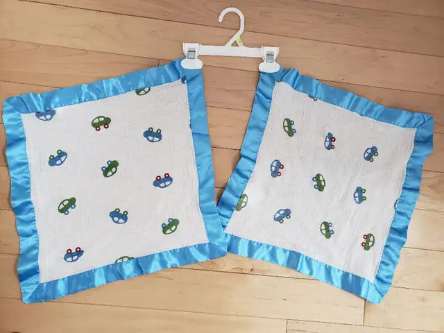 New Aden + Anais Blue Green Car Issie Baby Security Blanket